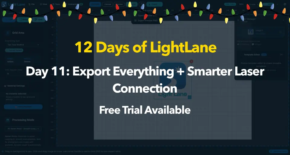 Preview image for Day 11: Export + Auto-Connect in Light Lane