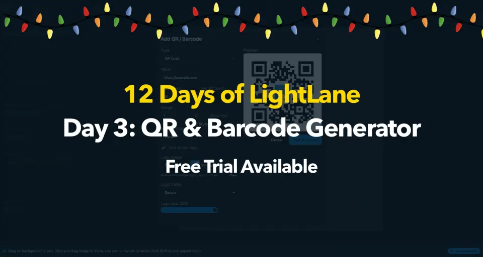 Preview image for Day 3: QR Code and Barcode Generator (Vector)