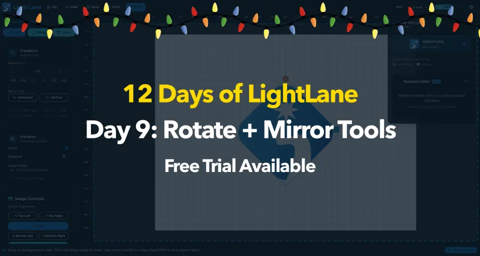 Preview image for Rotate + Mirror Tools for Laser Engraving | Day 9
